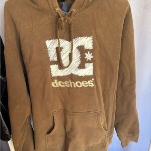 DC vintage Brown Hoodie for Men